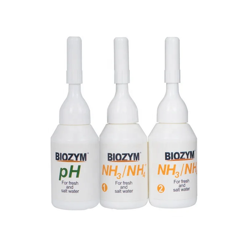 BIOZYM Fish tank general nitrite PH/NO2/NH3 three in one test agent pH test