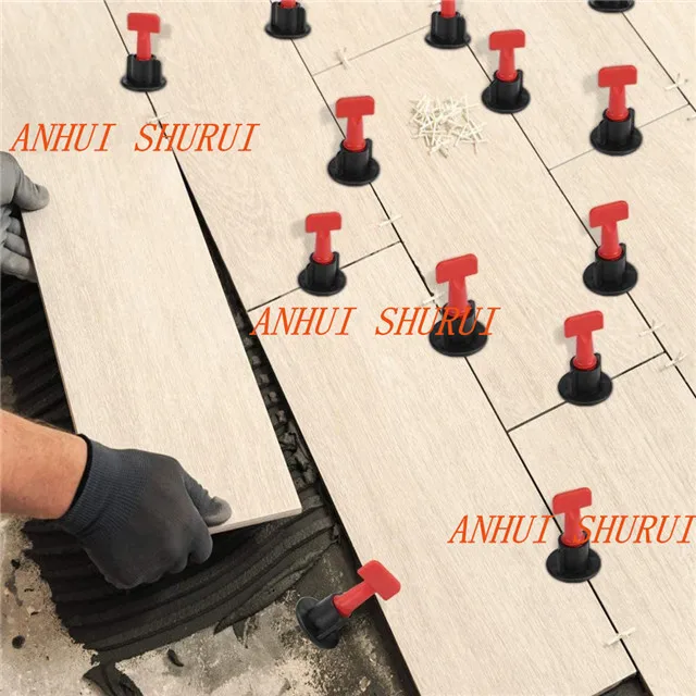 Wholesale reusable plastic 3mm tile spacer leveling system clips tile levelling systems