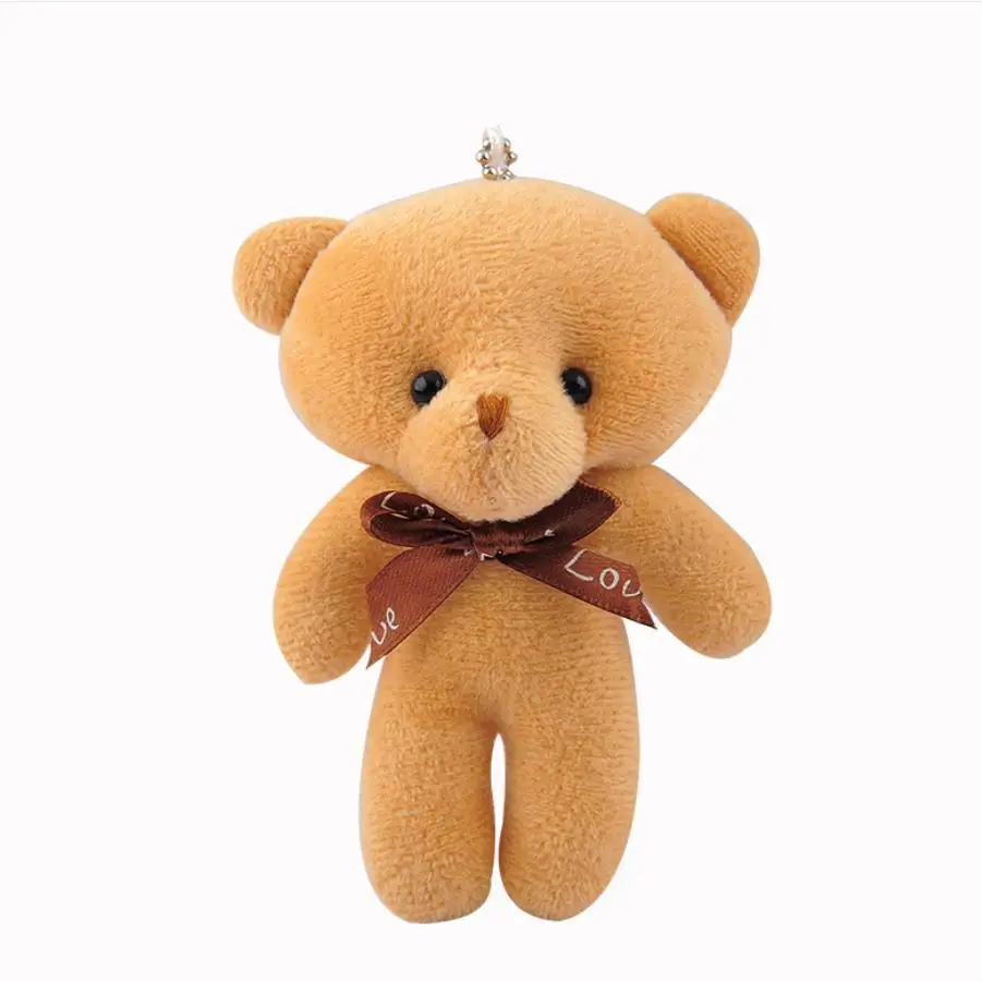 
Doll Dog Clothes Plush With Cloth Newborn Baby Sleeping Crochet Knit Toy Cute Little Knitted Animal Small Teddy Bear 