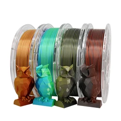 veeology 2 Colors in 1 3D Plastic Rods  Dual Color filament  magic color PLA 3d printer filament