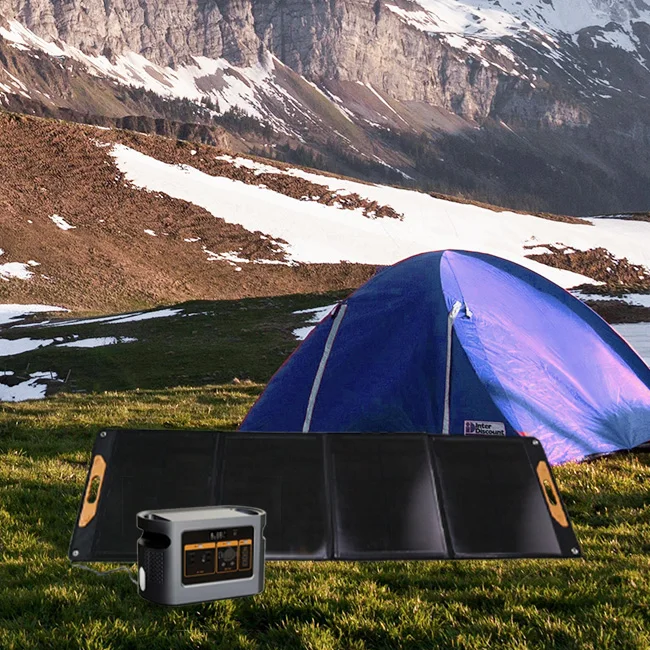 268wh Camping Solar Generator Portable Emergency Power With 600 watt AC Output Outdoor Power Station