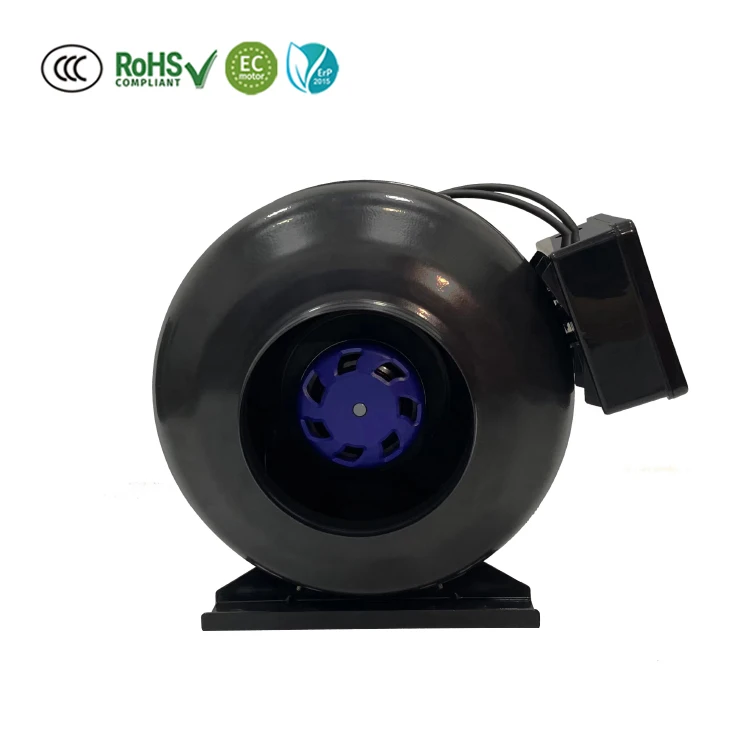 Blauberg 125MM 230V plastic impeller forward centrifugal fans in-line duct fan