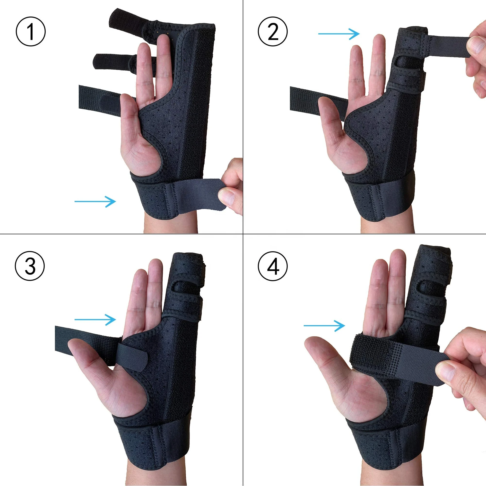 finger brace for middle finger broken hand brace boxers fracture splint right