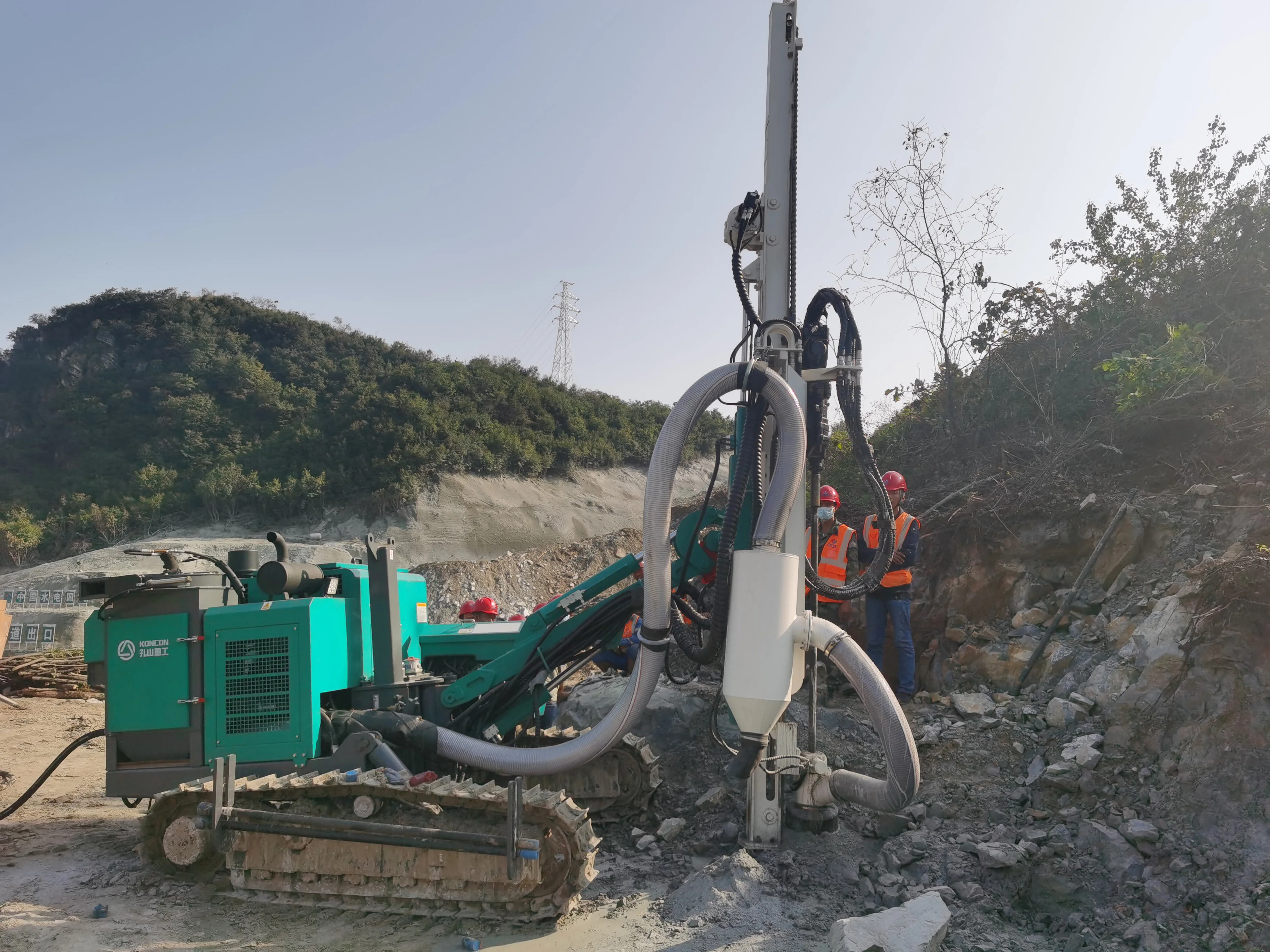 Perforate Core Multifunctional RigRock Lifting Kongshan Drilling Channel Automatic Micro Hole Blasting Rig