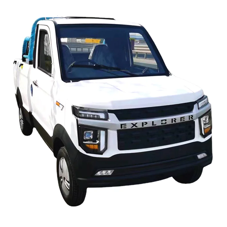Chinese Trade Cargo Button Start Double Row Road 2 Seat  Pickup Truck For Sale