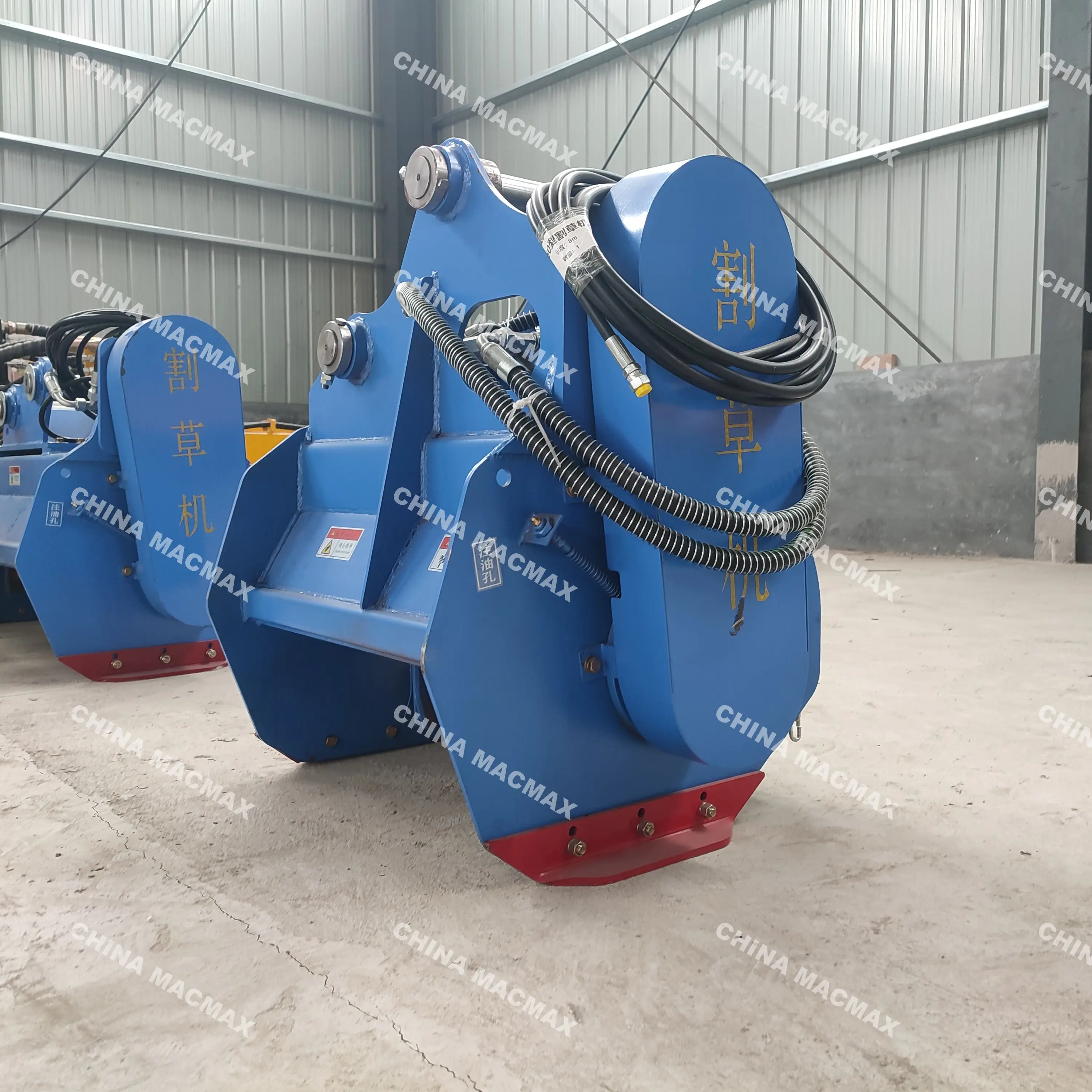 Mini Excavator Mower   Quality Mini Excavator Flail Mower Farm Machines Flail Mulcher With Gearbox for 2-4 Ton Excavator