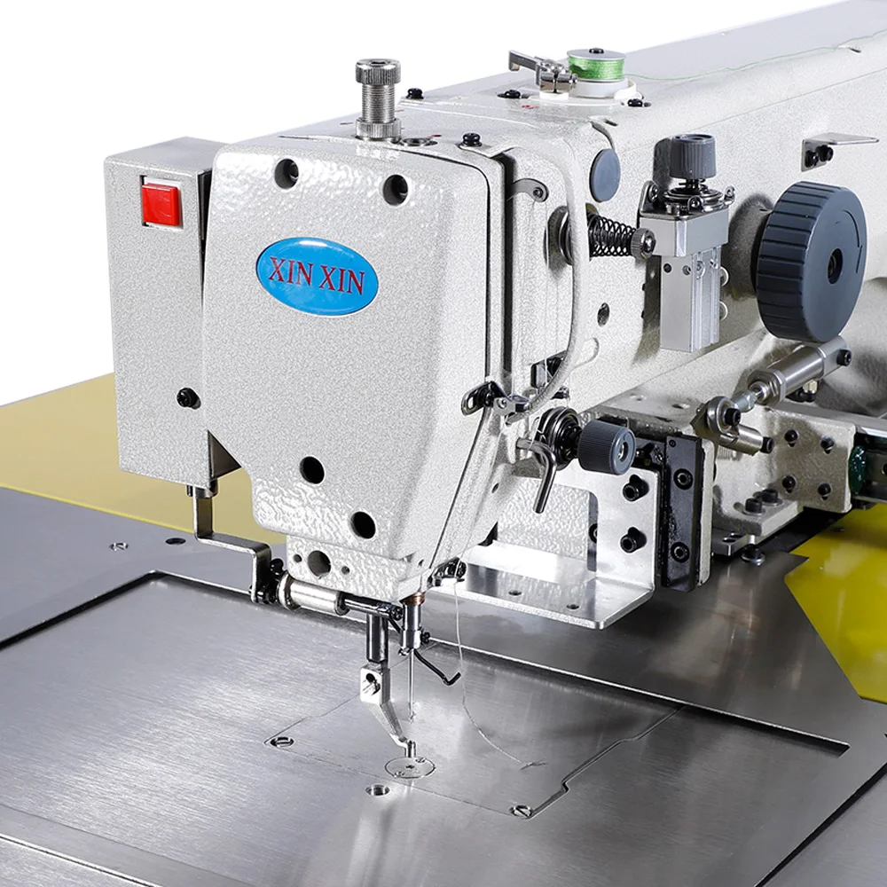 Direct drive high quality flat bed straight button hole industrial Backpack sewing machine