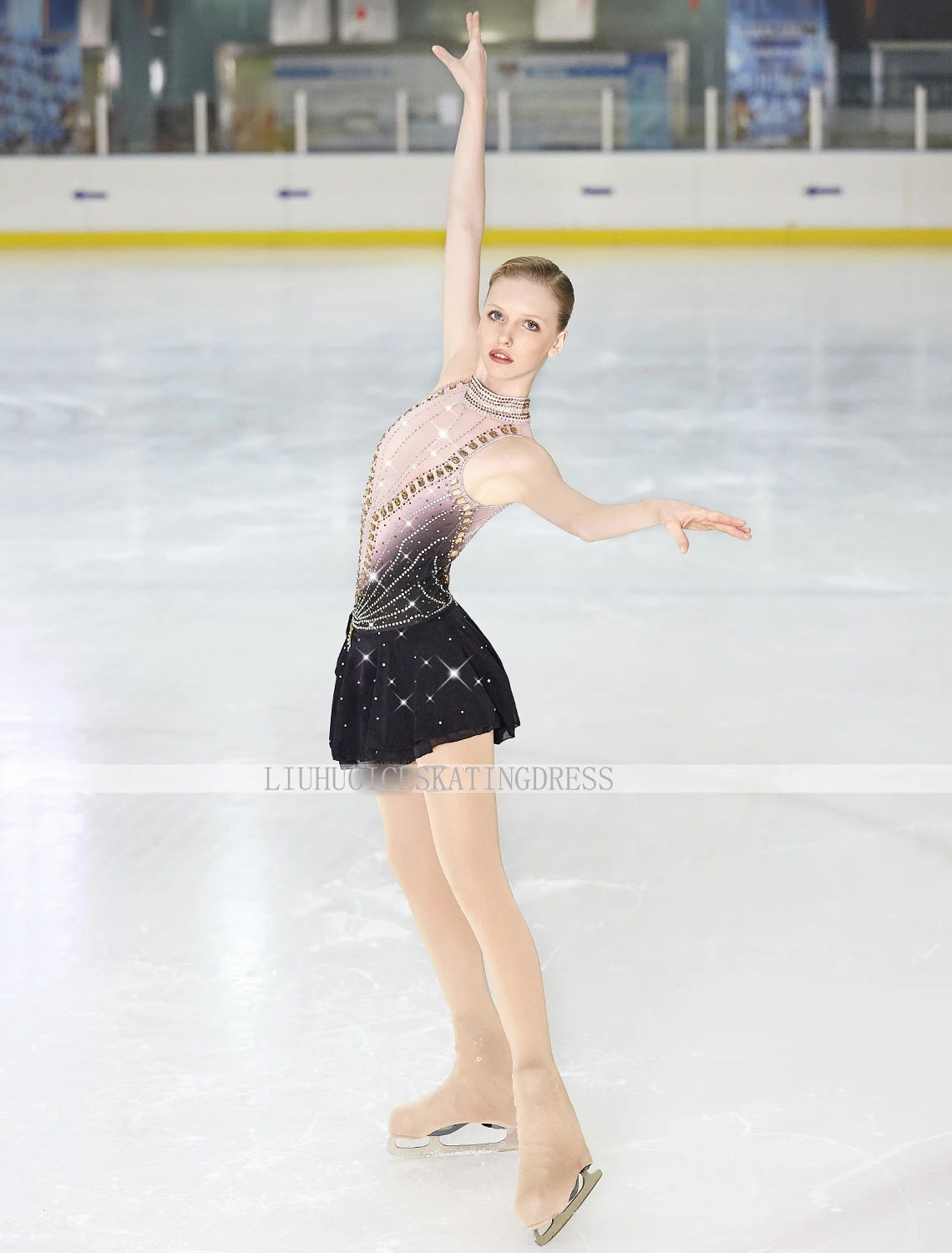 LIUHUO figure skating dress figure practise sexy Skating skirts Wear