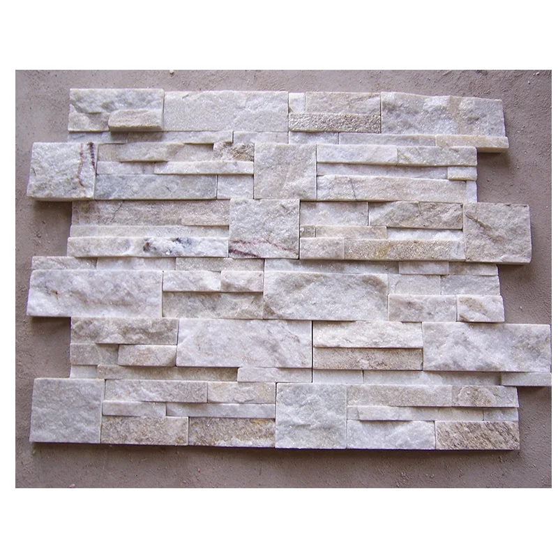 Good Quality Sand Color 18*35 Natural Real Stone Culture Stone for External Wall Cladding Quartz Stone