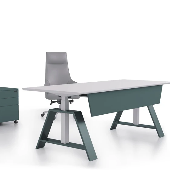 High Quality Executive Wooden Electric Lift Modern Office  Furniture Desk