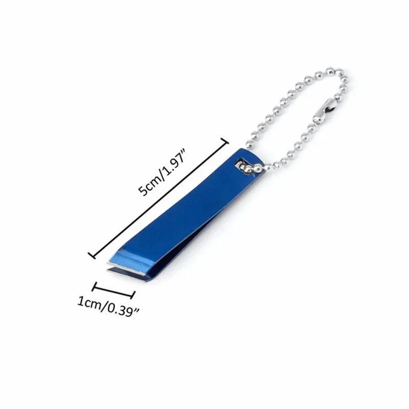 ORJD Professional Simple Fishing Line Scissors  Stainless Steel Portable Fishing Cutter Clips Nippers Tool  With Chain.