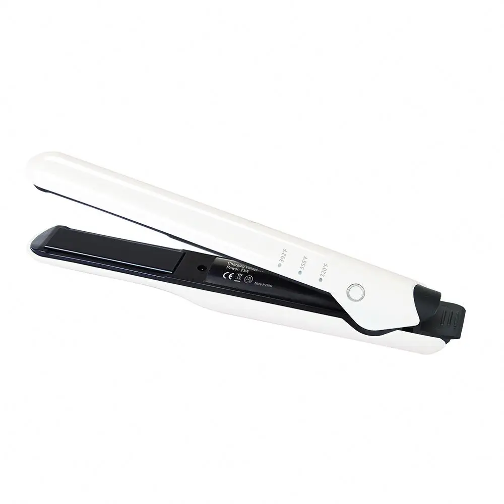 Mini Usb Cordless Hair Straightener with Power Bank Lock System Travel Flat Irons Portable Wireless