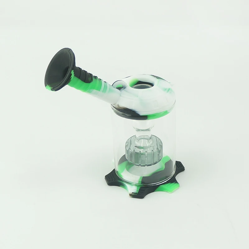 wholesale silicone weeding jar glass accessories water smoking pipes silicone smoking pipes tobacco hand water pipes