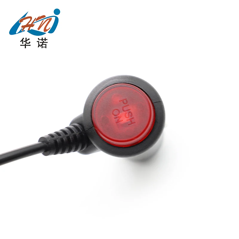 Custom 12V 24V ABS car cigarette lighter socket charger accessories male to female plug jack with built-in fuse indicator lamp