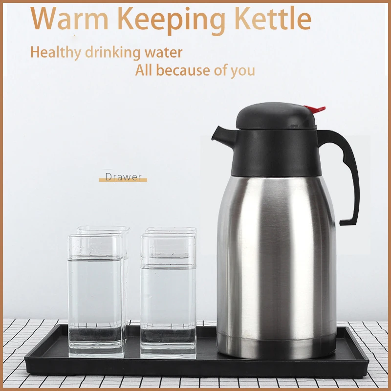 Professional Camping Tea Coffee Pot non stick Thermos Coffee Pot Vacuum Carafe Pot functional Whistling Tea Coffee Water Kettle