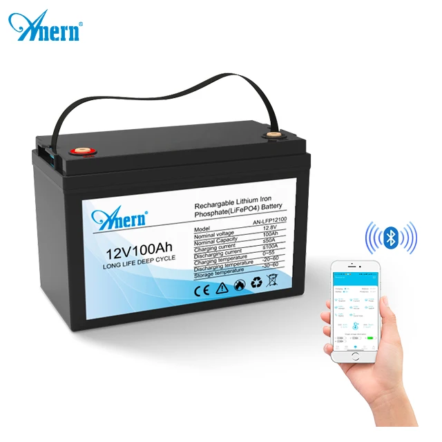 Anern Солнечная гелевая батарея 12v 120ah 400ah герметичная свинцово-кислотная батарея