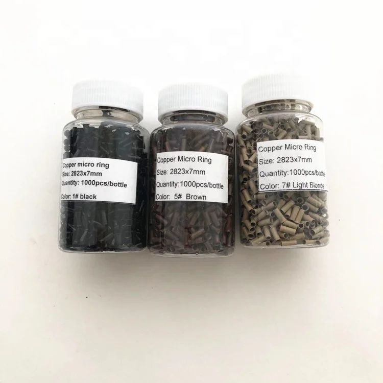 2.8mm*2.3mm*7mm coppers tubes Micro Rings/links/beads/pipe For  Hair Extension Tools