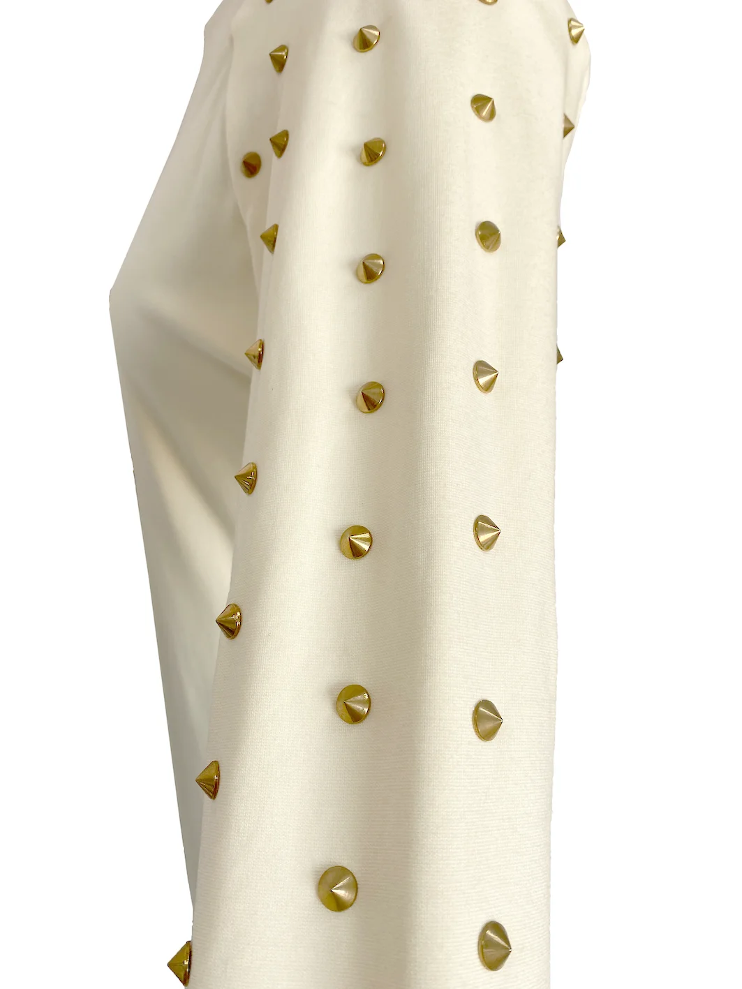 Sexy fashionable and casual looking backless white willow long-sleeved evening dress dress