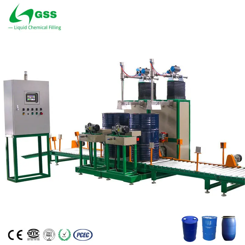 GSS 100-300L semi automatic drum filling machine for chemical petrochemical food and agrifood industry
