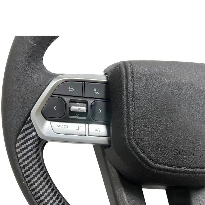 Upgrade NEW GR Steering wheel Custom style steering wheel Style Steering wheel For Toyota HILUX Full leather Steering whee