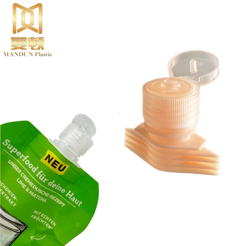 Wholesale Food Grade Pouch Fitting Ancillary Items Component Spout Cap for Doypack