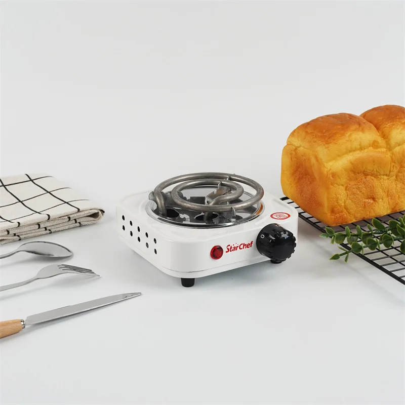 New Design Adjustable Temperature Single Burner Coil Hotplate Mini Electric Hot Plate With Indicator Light