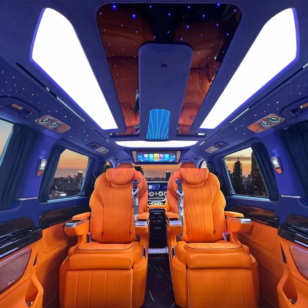 Vip Luxury Recliner Car Seat Customized Upgrading Car Interior Electric Massage Touch Screen Auto Seats For Mercedes Maybach mpv seat