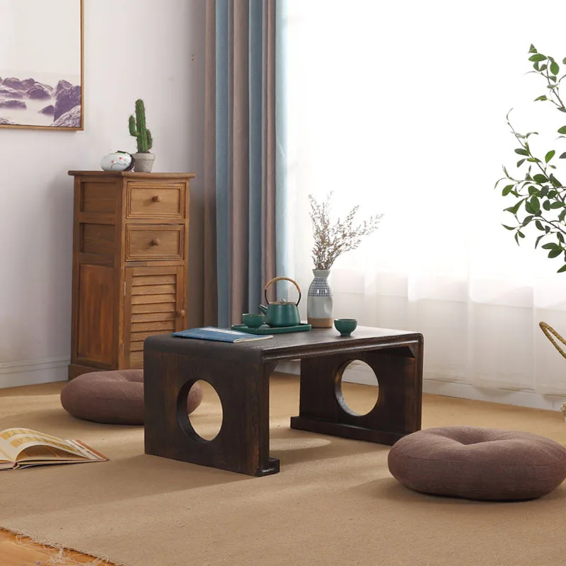 
Modern and simple paulownia wood folding table 