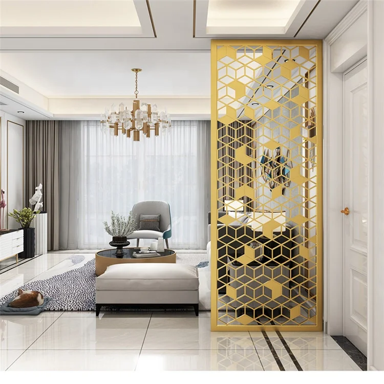 metal screen painting  Aluminum Perforated  Panels For Hotels Villa Lobby Interior Decorative room divider