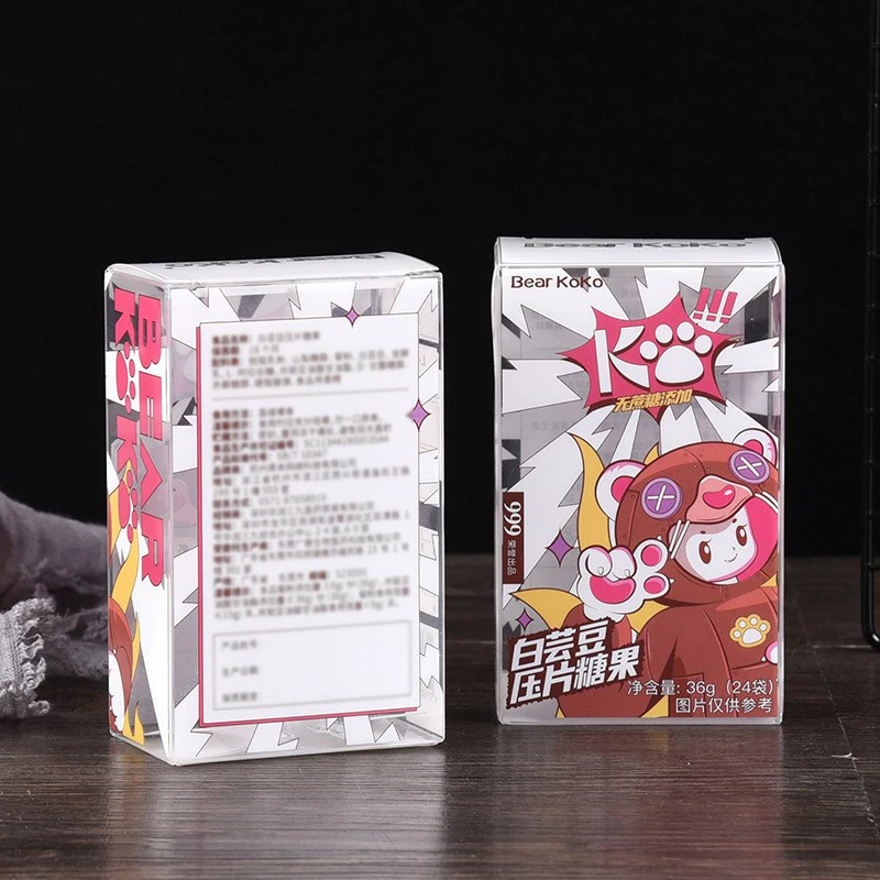 Custom Logo Clear Plastic fridge Pvc PET Box Shoe Packaging Box Candy Toys dolls gift box