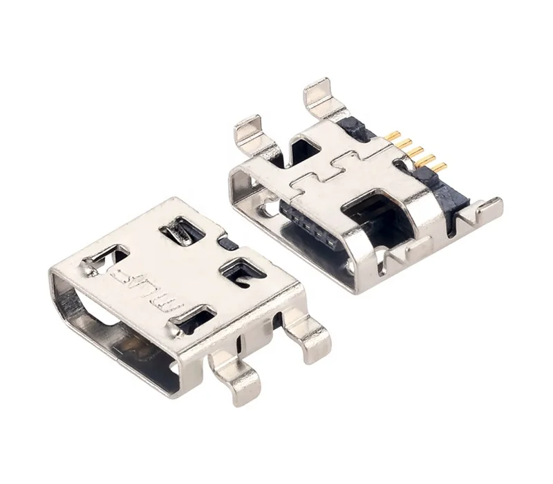 MUP 5pin female micro usb sokcet dip smt type usb terminal connector for mobile phone earphone hot sale in India Israel Turkey