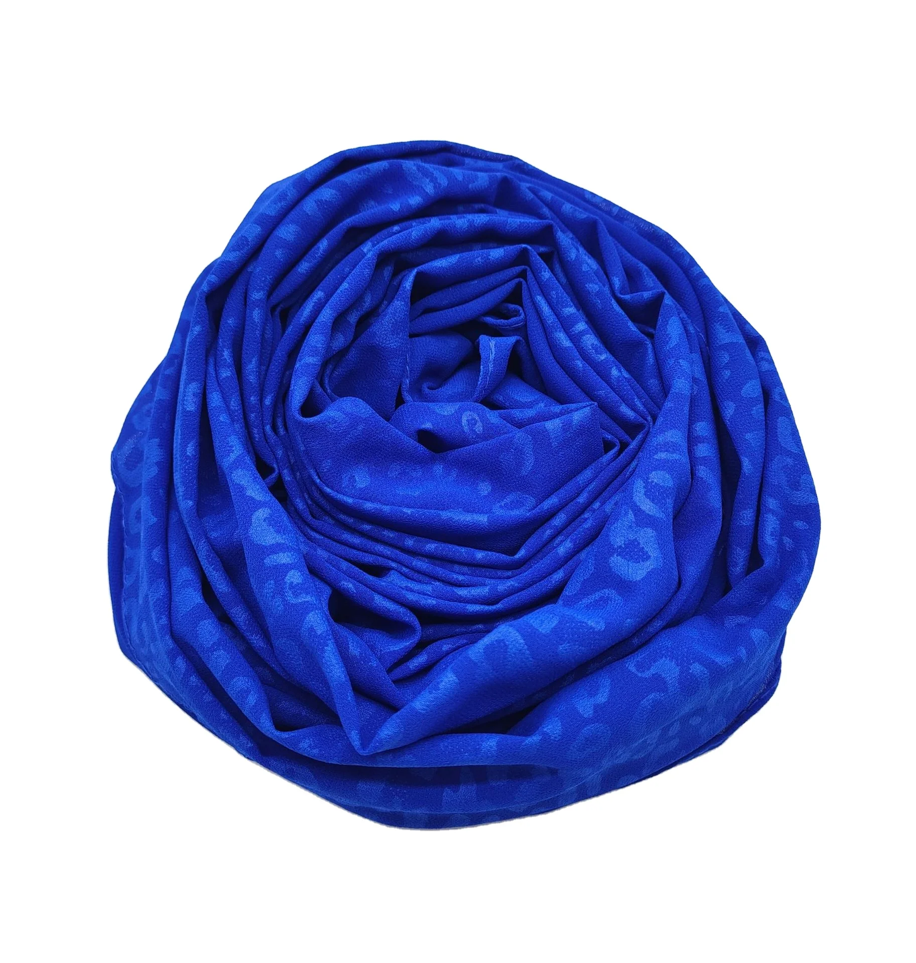 New Scarfs Muslim Hijabs Embossed Pearl Chiffon Head Scarf For Women Silk Wholesale Ethnic Scarves & Shawls