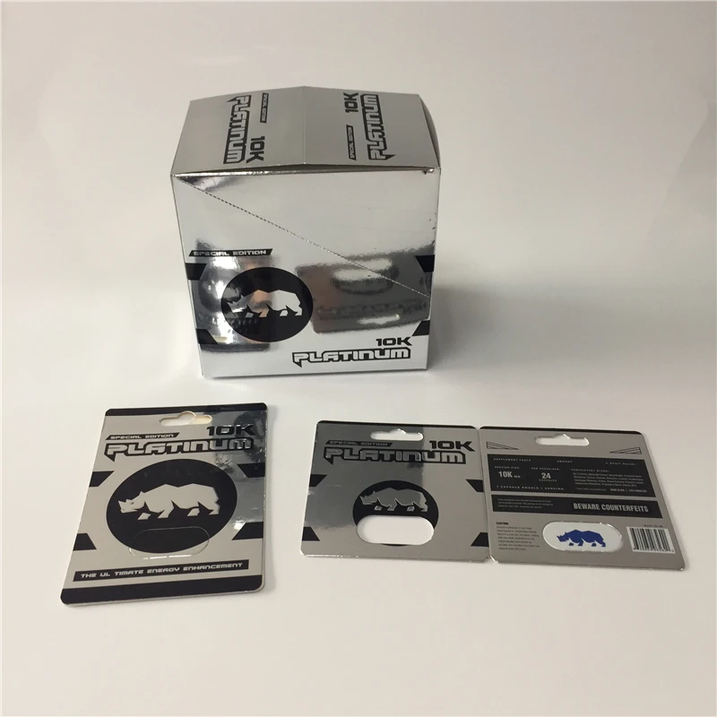 Pack packaging sexual rhino 69 7 package pill capsule card box male sexual performance enhancement no headache blister 3d 5d len