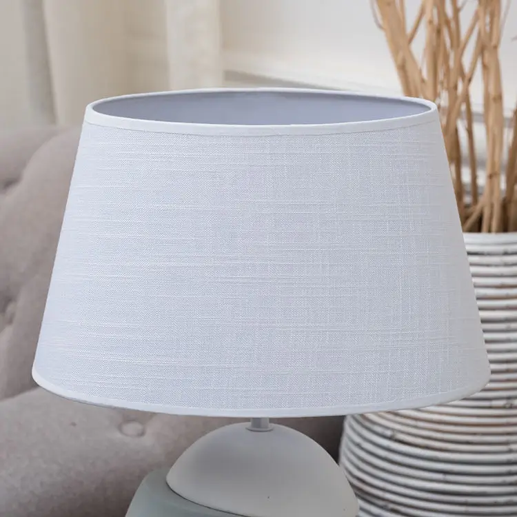 2024 New Novel furniture restaurant office desk light custom ceramic base matte table lamps for home decoration