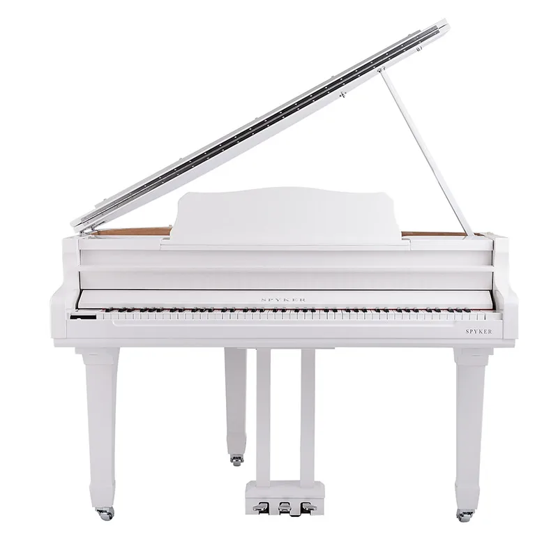 SPYKER HD-W136 Digital Grand Piano White Polish 88 Keys Sea Piano Home Theatre