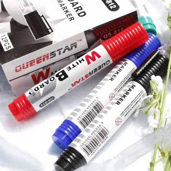 Teacher Teaching Dry Erase Bright 125mm Thick Long Blackboard Whiteboard Marker Pen Set School Office Supplier