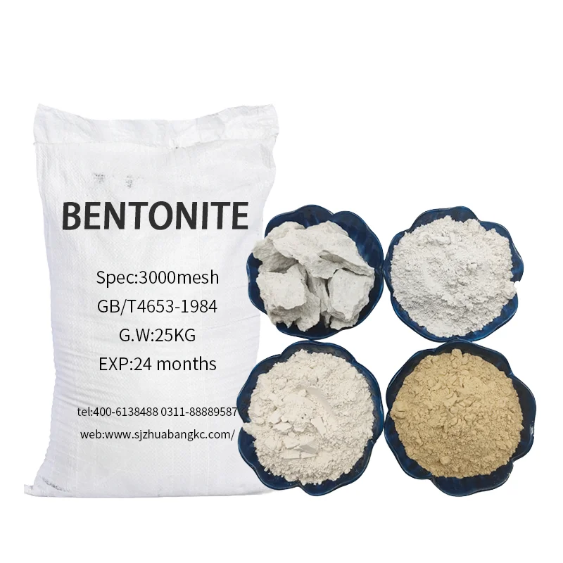 API Calcium Sodium Bentonite Powder Industrial Activated Clay Fuller Earth for Drilling Bleaching Earth Oil Decoloration