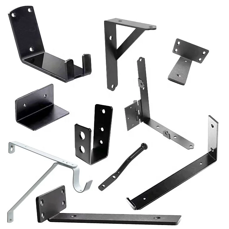 90 Degree L Type Right Angle Iron Furniture Connection Series Steel Wall Brackets Furniture Angles Accessories Metal Wall
