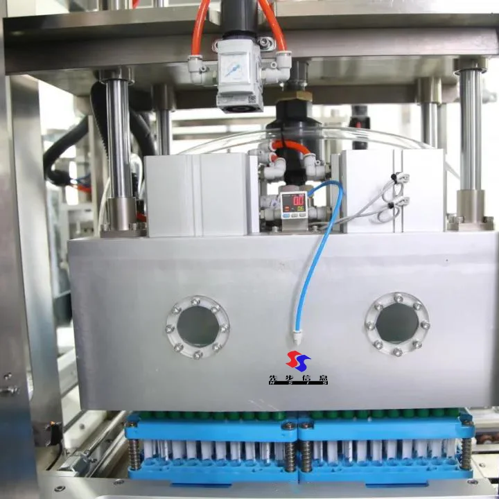 Vacuum Vacutainer Blood Tube Assembly Machine , Blood Sample Test Tube Collection Line