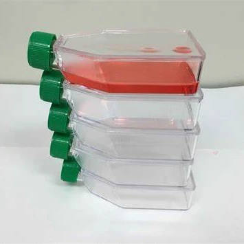 Plastic Sterile Tissue Cell Tissue Culture Jar Bottle 25ml 75ml 175ml filter multi-layer cell culture flask