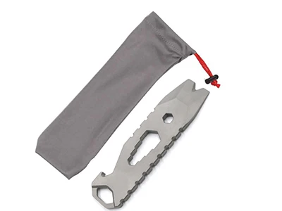 Gr5 Customized Multi Function Outdoor Pocket Hand Tools EDC Tools Titanium Pry Bar