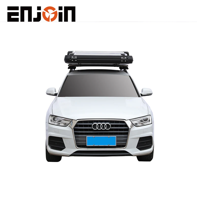 ENJOIN New Design Aluminum Cover Triangle Roof Tent Hard Shell Camping Car Rooftop Tent Simple And Convenient Operation