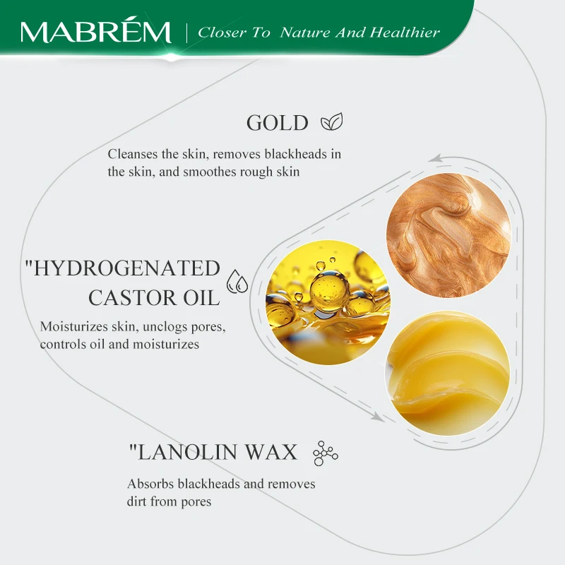 Gold Blackhead cream Remove Stains Shrink Pore Improve Rough Skin Acne Depth Replenishment Moisturizing Oil-control 40g