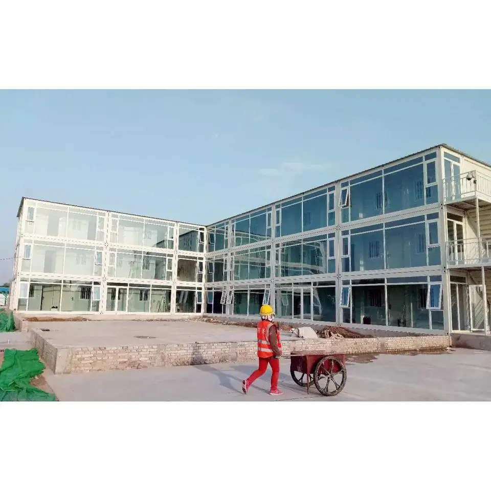 Prefab Mobile Container Storage House Modular Economical Flat Pack Container House/Office