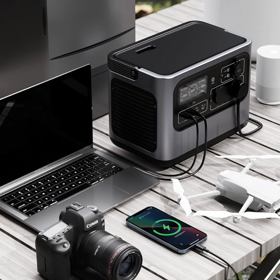 Solar Multifunctional UPS 600W 540WH Power Supply Outdoor Portable Lithium Power Station