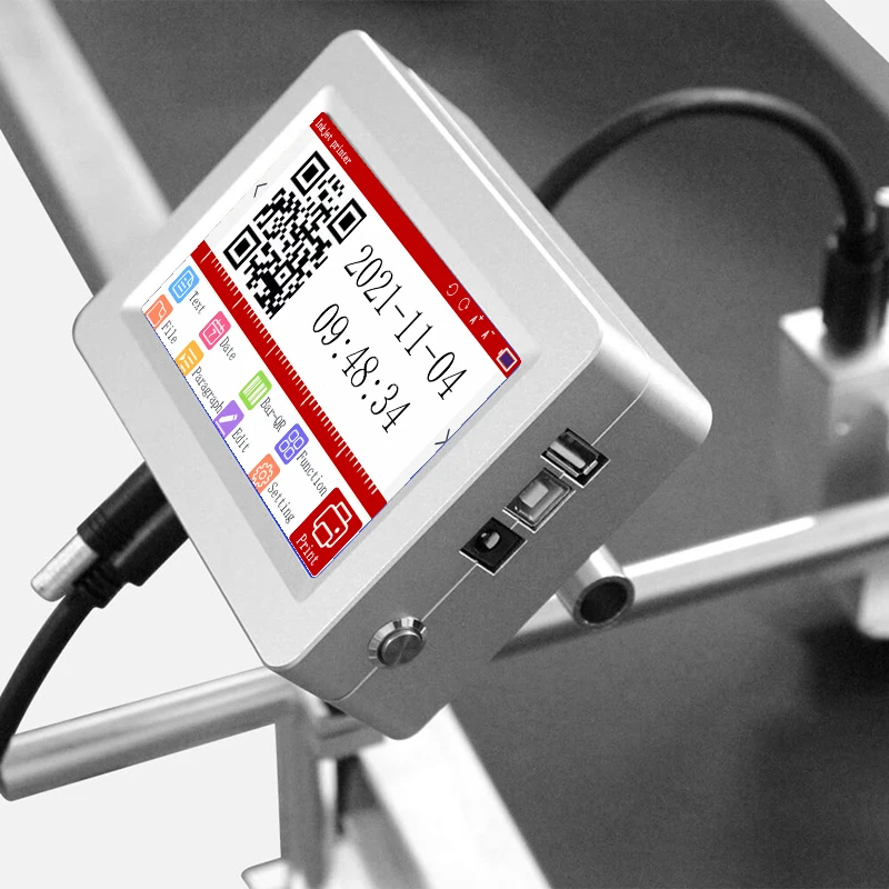 Online Thermal Inkjet Printer Continuous Online Inkjet Printer TIJ Printer Inkjet Coding Machine