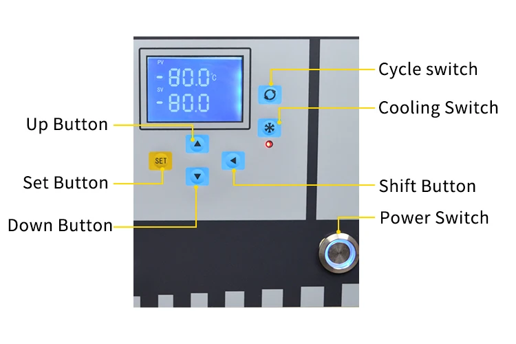 Hot Sale Low Circulating Chiller Air cooled Water Chillers -80c Chiller