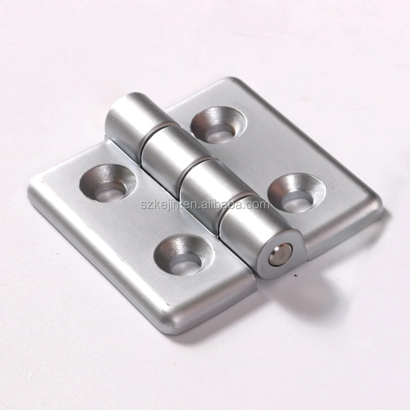Factory custom Adjustable Torque Zinc alloy hinge silver / black hinges door window hinge