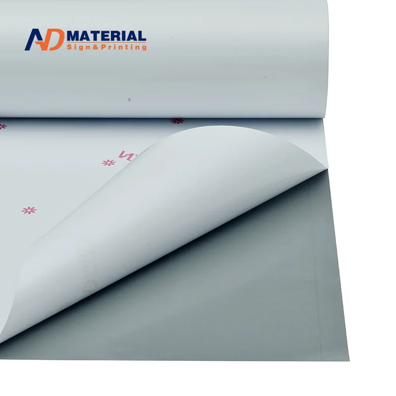 high-quality 120g 140g self adhesive pvc polymeric vinyl  for digital printing