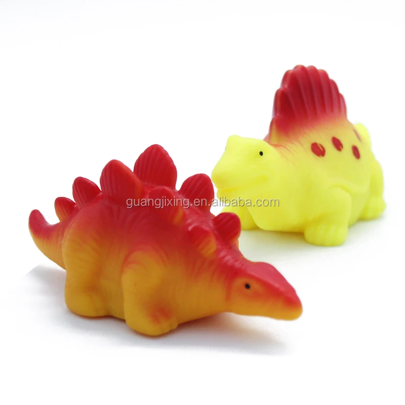 Hot Sale Plastic PVC Light Up Floating safety Baby Shower Dinosaur toys set bath toy